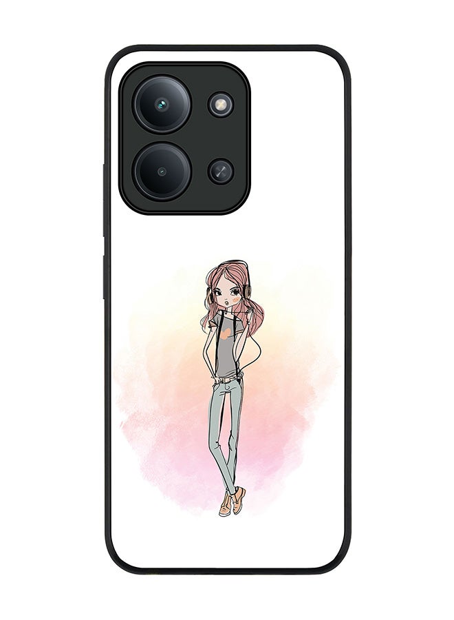 For Xiaomi Poco C85 4G Case,Slim fit Camera Protection, Shockproof Thin Phone cover  - Girl Next Door